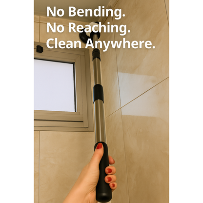 Cleanora SpinBrush™ – Electric Spin Scrubber with Extendable Handle (7-in-1)
